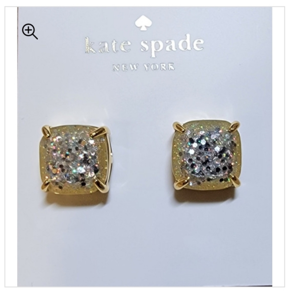 Kate Spade Glitter Opal Studs